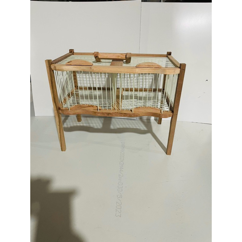 Khung lồng tắm đôi tự giáp.tắm chim mào,mi,choè, khướu..tắm lửa thì bỏ vách ngăn là ok.