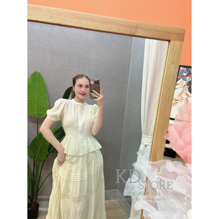 Sét tơ tiểu thư vintage siêu xinh