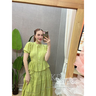 Sét tơ tiểu thư vintage siêu xinh