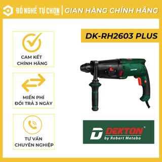 Máy khoan bê tông 3 chức năng hiệu dekton dk-rh2603 plus 1150w