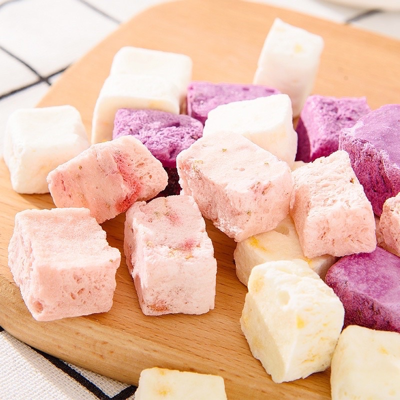 Sữa Chua Sấy Thăng Hoa Ba Vì Gồm 3 Vị Hoa Qủa Cho Bé Ăn Dặm Bổ Dưỡng - Miwako Việt Nam