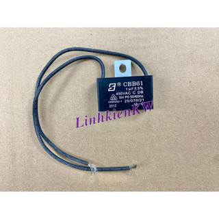Tụ quạt 1uf 1.5uf 2uf 2.5uf 450v dây mới !