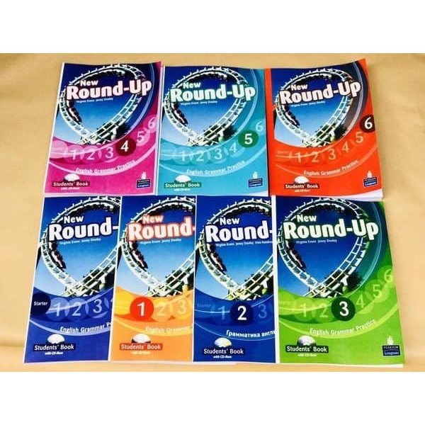 NEW ROUND UP Set 7q đen trắng