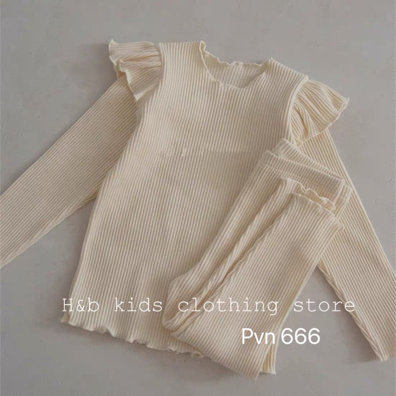 Bộ tăm basic bèo vai bé gái