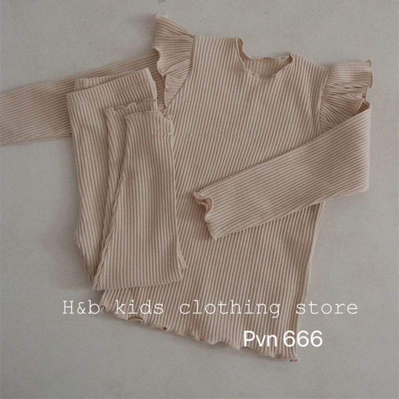 Bộ tăm basic bèo vai bé gái