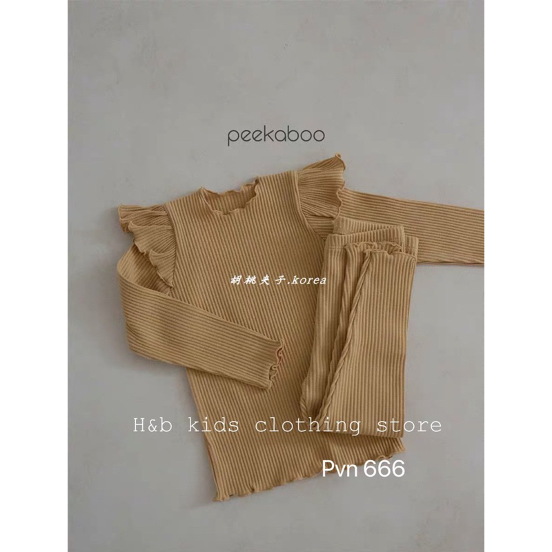 Bộ tăm basic bèo vai bé gái