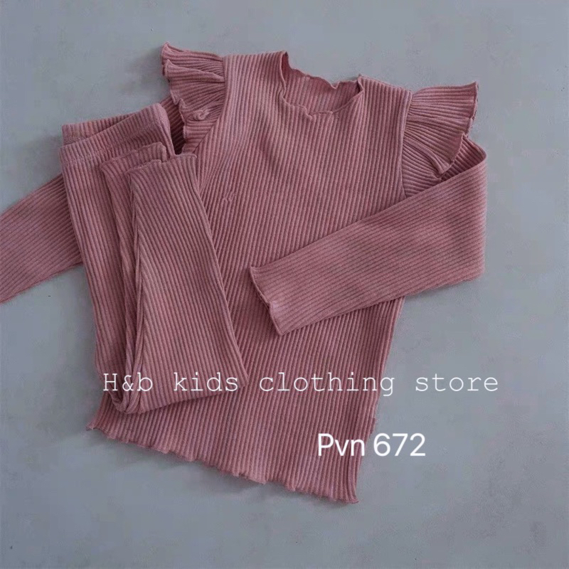 Bộ tăm basic bèo vai bé gái