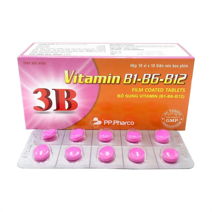 VITAMIN B1 - B6 - B12 - Bổ sung vitamin nhóm B PP.PHARCO