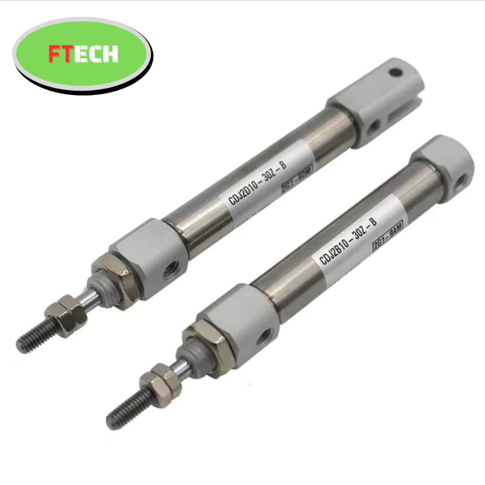 Xy Lanh Khí Nén Tròn Mini CDJ2D10-20Z/25Z/30Z/40Z/50Z-B