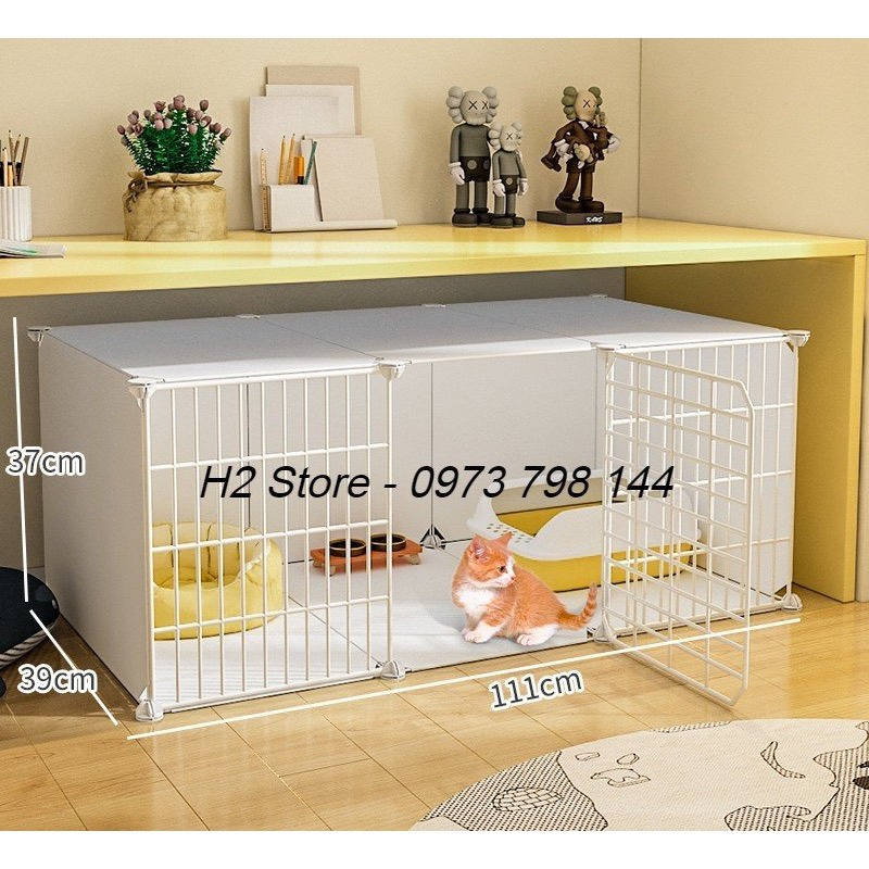 BỘ COMBO CHUỒNG MÈO ,CHUỒNG CHÓ ,CHUỒNG QUÂ LẮP GHÉP SƠN TĨNH ĐIỆN CHO PET