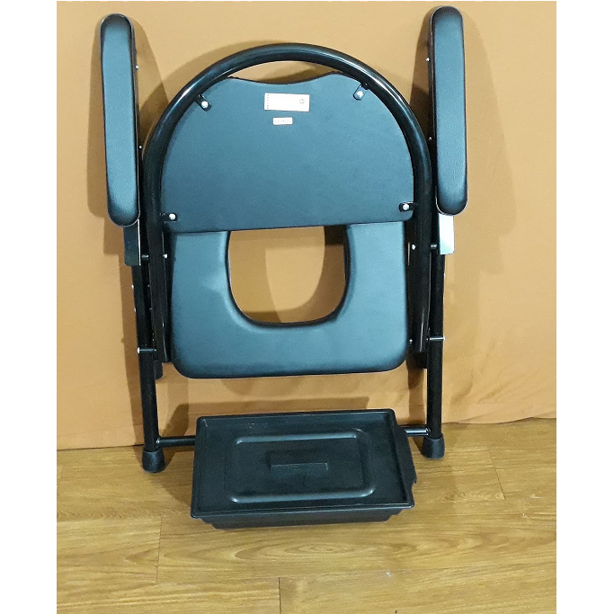 Ghế Bô Vệ Sinh Không Bánh Xe Mặt Nệm Tải Trọng 110kg