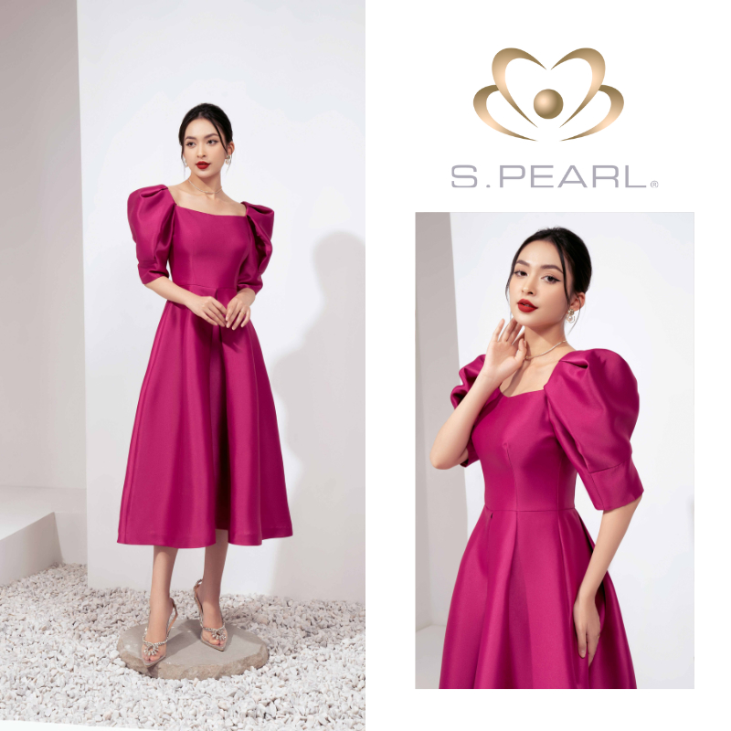 Đầm SPEARL| 𝐏𝐀𝐑𝐓𝐘 𝐋𝐀𝐃𝐈𝐄𝐒 dự tiệc sang trọng dáng xòe 22LF3B6896349