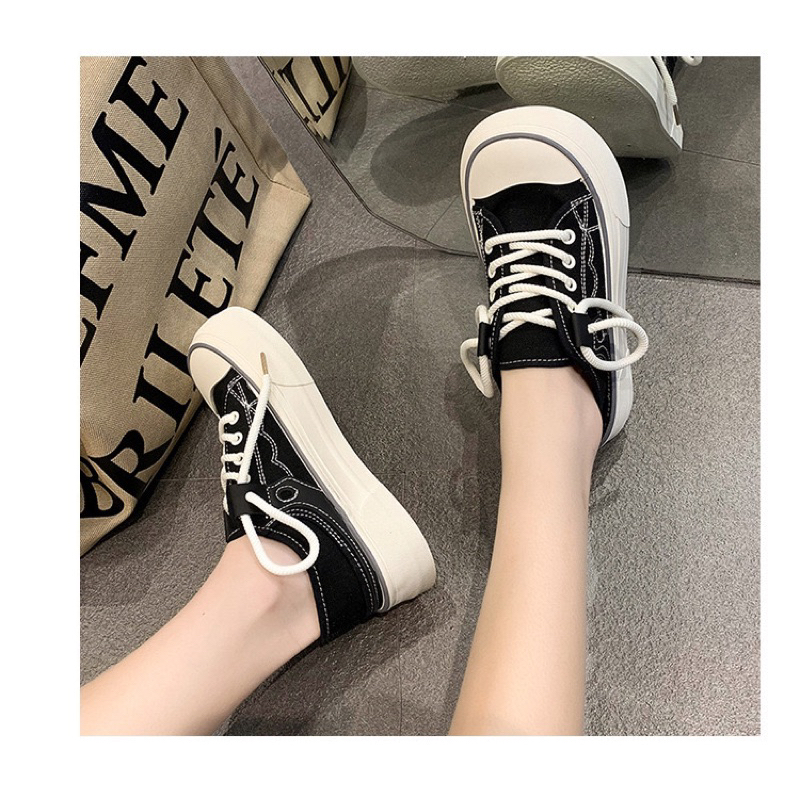 Giày thể thao nữ thời trang, Mẫu giày bánh mì mới nhất 2023, nâng đế siêu hack dáng MSP: C-2