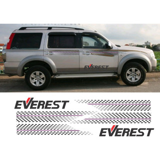 Decal dán xe ô tô 7 chỗ toyota, tem dán xe phong cách thể thao mẫu ford Everest các đời