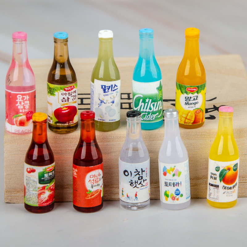 Mô hình chia siro trái cây phụ kiện trang trí nhà búp bê tiểu cảnh