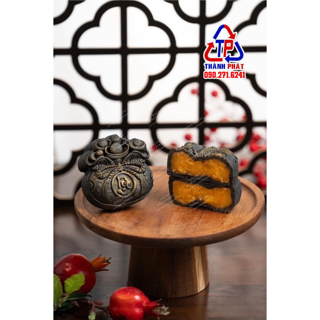 Khuôn bánh trung thu 150g - Khuôn Túi Tiền 150g chữ Lộc - Mẫu mới 2023