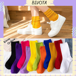 Tất cổ cao Bivota Vớ Nhún Nữ Cao Cổ Vintage phong cách Hàn Quốc Siêu đẹp TN11
