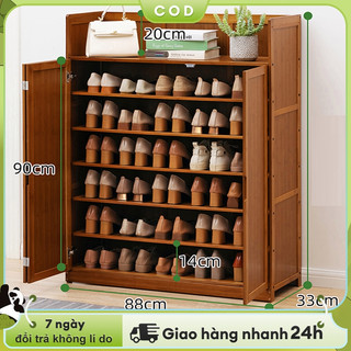 Woodland Tủ Giày Gỗ Kệ Giày thoáng khí không mùi sang trọng hiện đại
