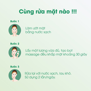 Sữa rửa mặt cho da mụn trứng cá, mụn mủ, mụn đầu đen với AHA, Tinh Dầu Tràm Trà, Keo Ong, Làm Sạch Sâu- Tuýp 100gr