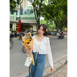 Set áo tầng bèo + áo dây yếm