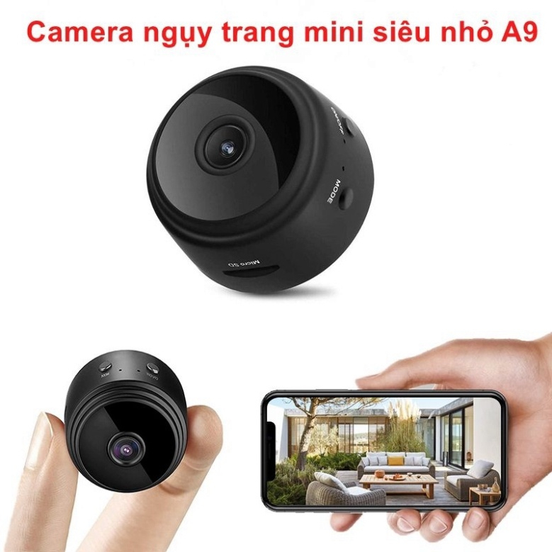 Camera Wifi Không Dây A9, Camera Giám Sát Chống Trộm Độ Phân Giải 1080, Kết Nối Wifi Không Cần Đi Dây HOT | BigBuy360 - bigbuy360.vn