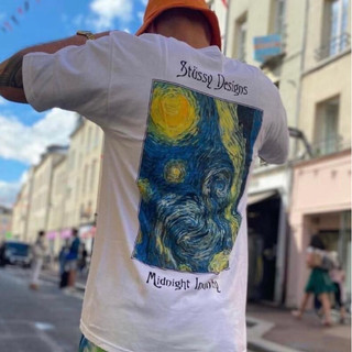 Áo Thun stussy in hoạ tiết sóng biển cotton 2 chiều nhiều mẫu hottrend vải 100% cotton