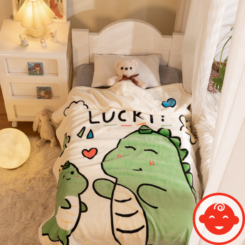 Chăn lông cừu LOẠI DÀY ÊM ẤM MỀM MẠI cho bé