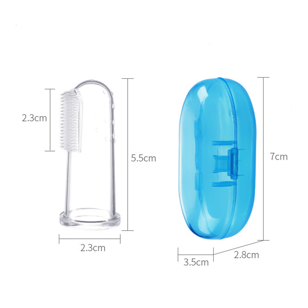 Bàn chải lưỡi, dụng cụ vệ sinh lưỡi xỏ ngón được làm từ silicon siêu mềm