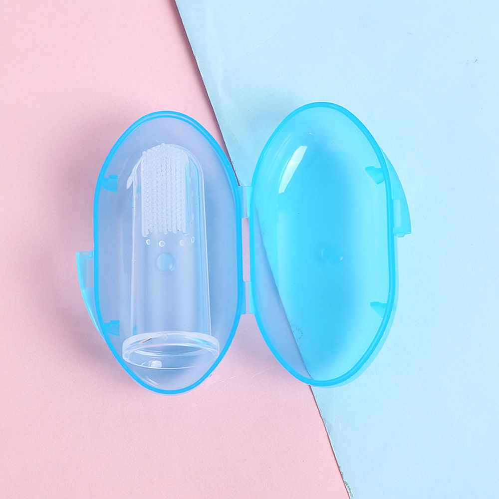 Bàn chải lưỡi, dụng cụ vệ sinh lưỡi xỏ ngón được làm từ silicon siêu mềm