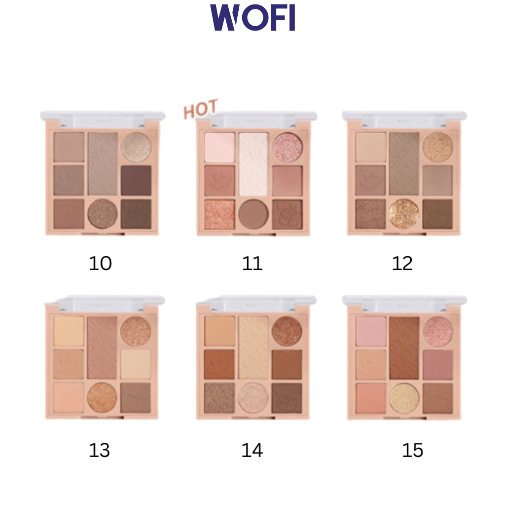 Bảng Phấn Mắt 8 ô Color School Hold Live Playing Magics Cube Eyeshadow Palette