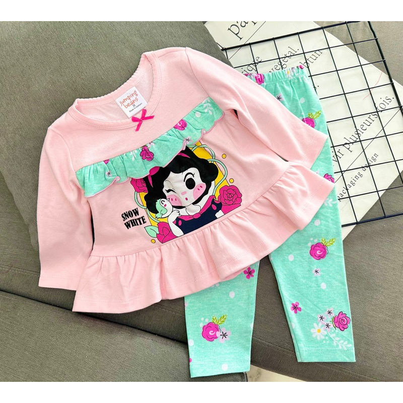 CHAT CHỌN MÀU - Bộ quần áo trẻ em dài tay thun borip dáng babydoll xinh đẹp cho bé gái - FREESHIP