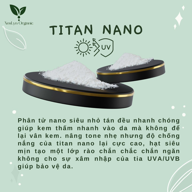 KEM CHỐNG NẮNG GLUTATHIONE NESLYN