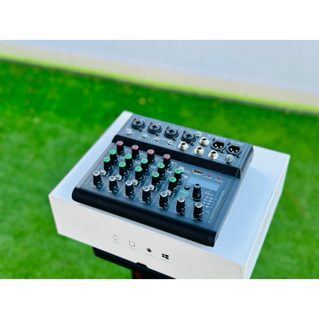 Mixer G7 MTMAX - Mixer Karaoke Loa Kéo - Hát Thu âm - 88 Hiệu ứng vang số