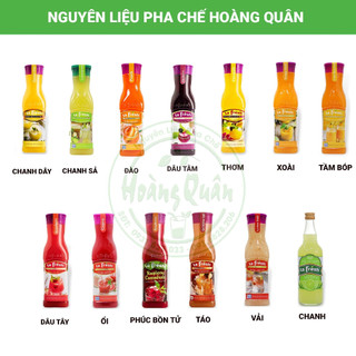 Nước Cốt Lafresh các vị: Măng cụt/ Tầm bóp/ Chanh sả/ Chanh leo