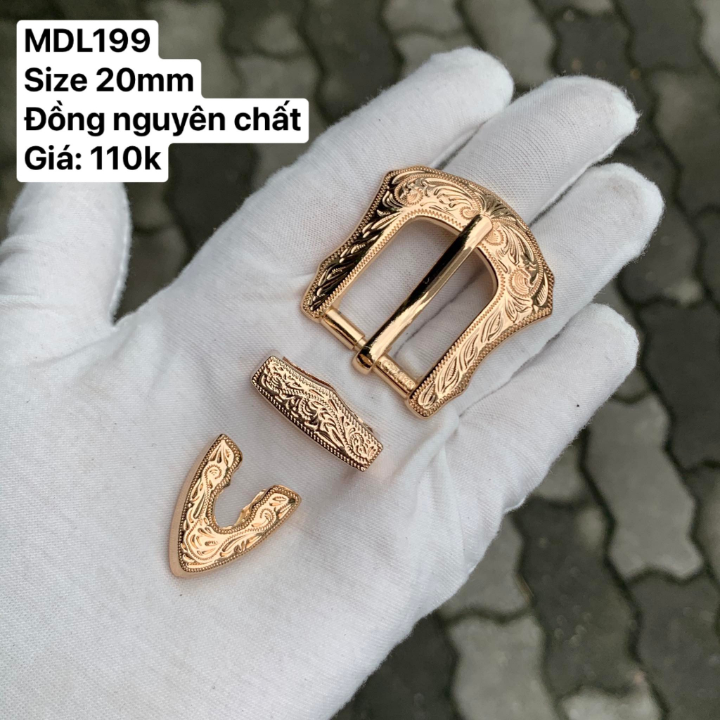 Mặt dây lưng Nam Nữ  size 20mm, mặt dây lưng vintage, mặt dây lưng 3 chi tết