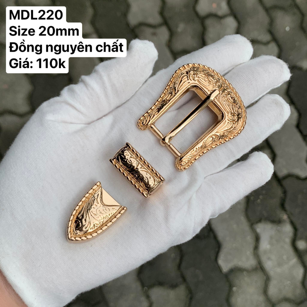 Mặt dây lưng Nam Nữ  size 20mm, mặt dây lưng vintage, mặt dây lưng 3 chi tết