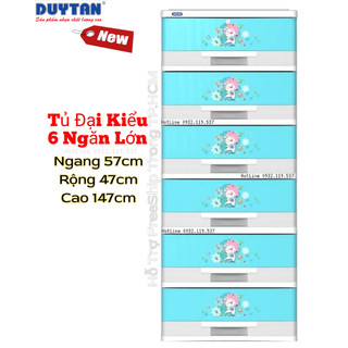 💝duy tân gia dụng💝 tủ nhựa duy tân 6 tầng -6 ngăn lớn