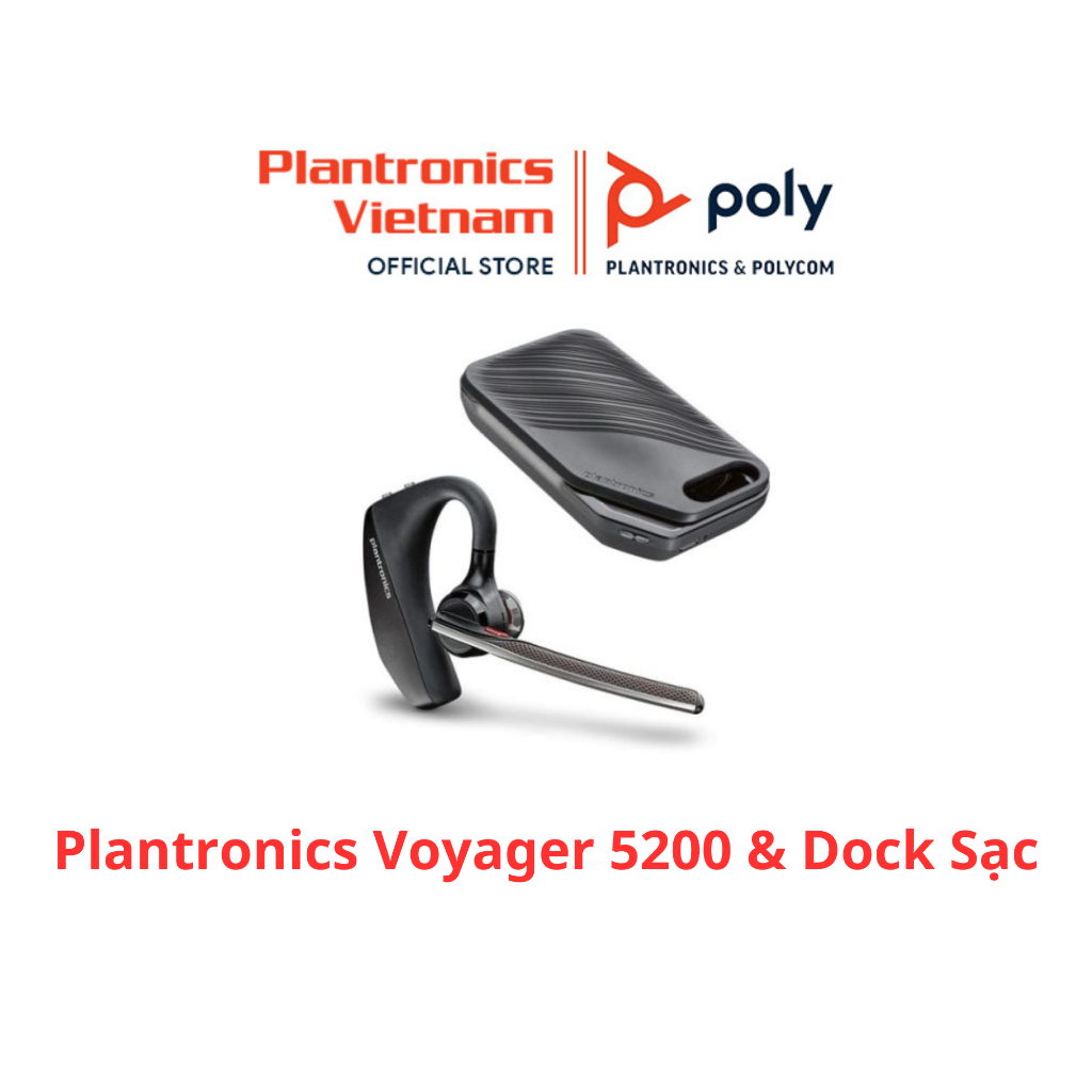 Bộ tai nghe Plantronics Voyager 5200 Kèm Dock Sạc
