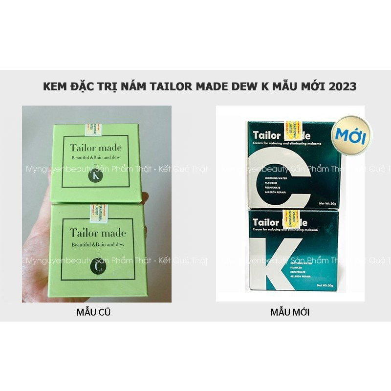 Kem sạch nám Tailor Made C 35gr xanh lá mẫu cũ 2022
