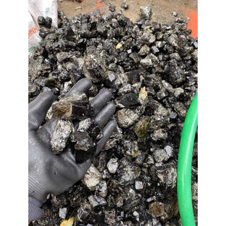 100gr Đá Thô Raw Black Tourmaline Đen