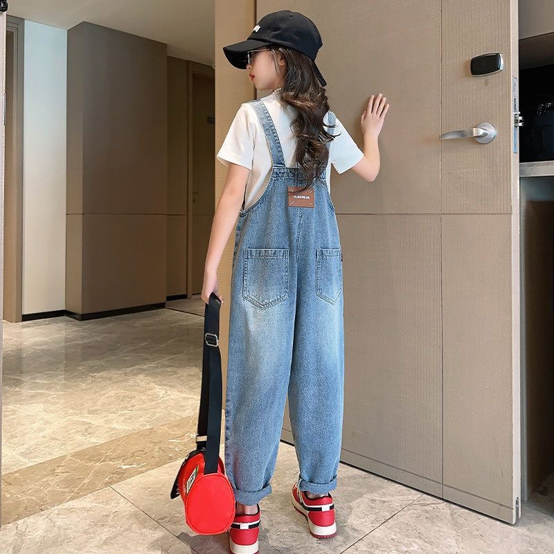 Yếm cho bé gái mặc hè size đại,Yếm Jean Cao Cấp Cho Bé Gái size Đại