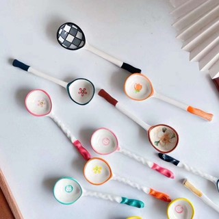 [LƯU Ý MÔ TẢ] Thìa gốm sứ nhiều mẫu dễ thương