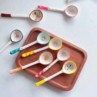 [LƯU Ý MÔ TẢ] Thìa gốm sứ nhiều mẫu dễ thương