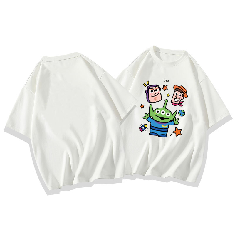 Áo thun bé gái Babylove áo ngắn tay chất cotton mềm mịn thoáng mát in Da đen Giàu Dễ thương Buồn cười