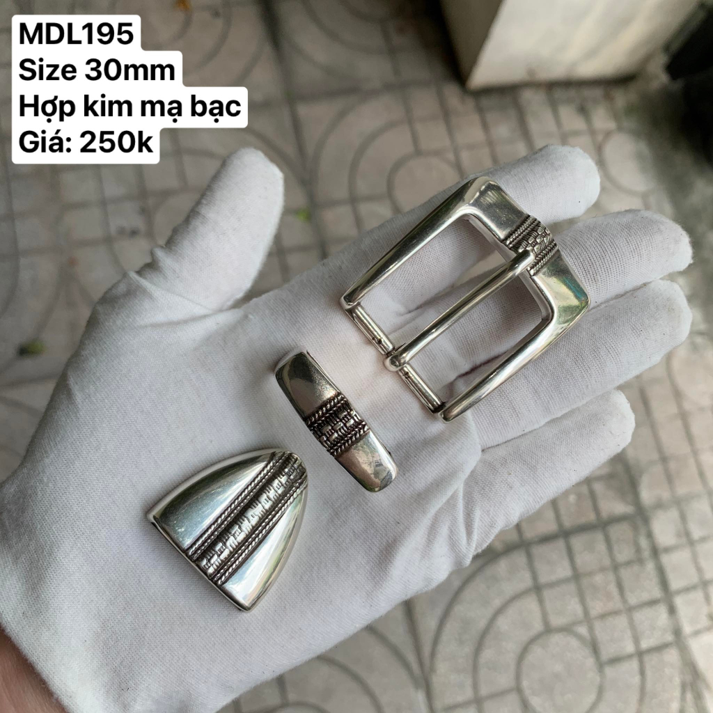 Mặt dây lưng Nam Nữ size 30mm, mặt dây lưng vintage, mặt dây lưng 3 chi tết