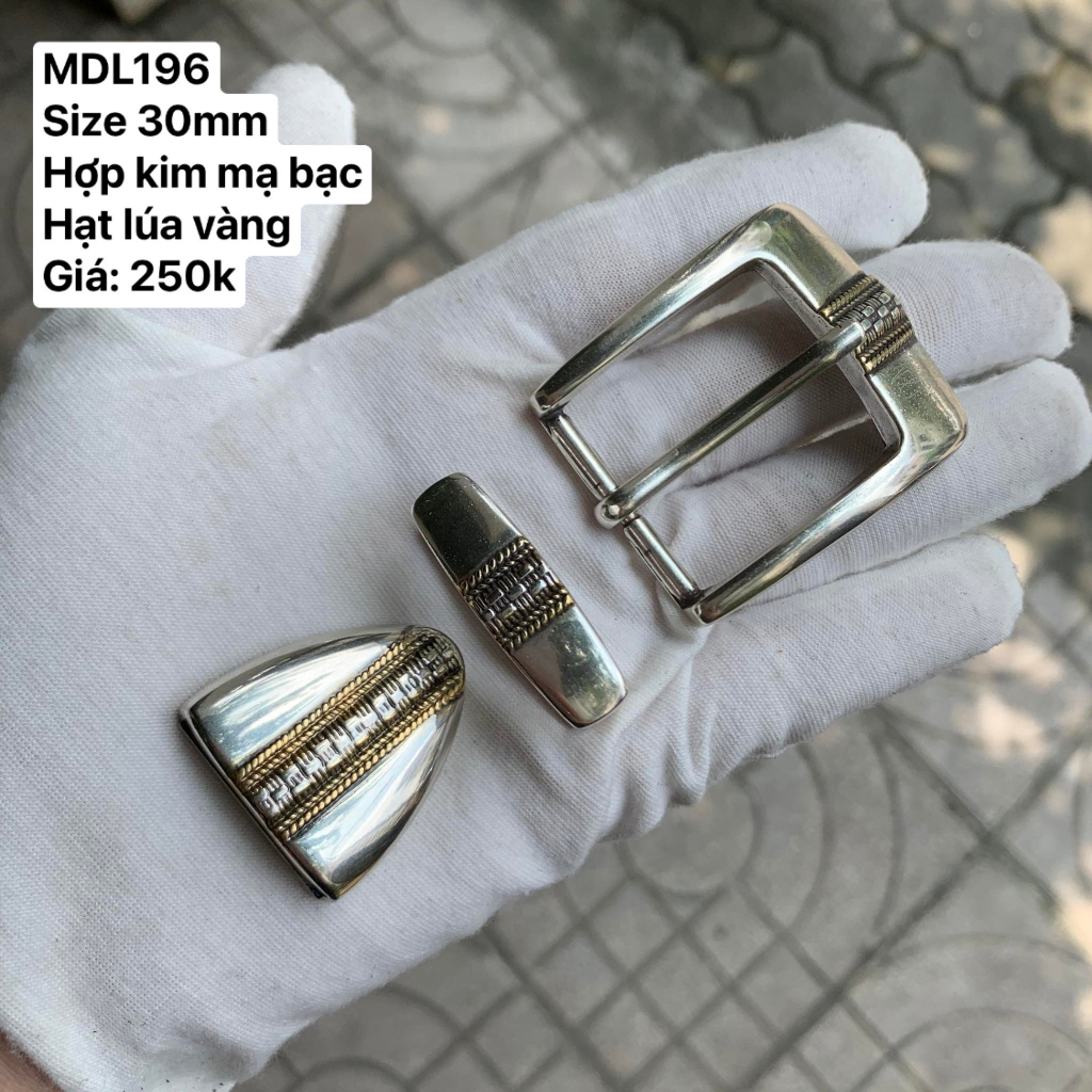 Mặt dây lưng Nam Nữ size 30mm, mặt dây lưng vintage, mặt dây lưng 3 chi tết