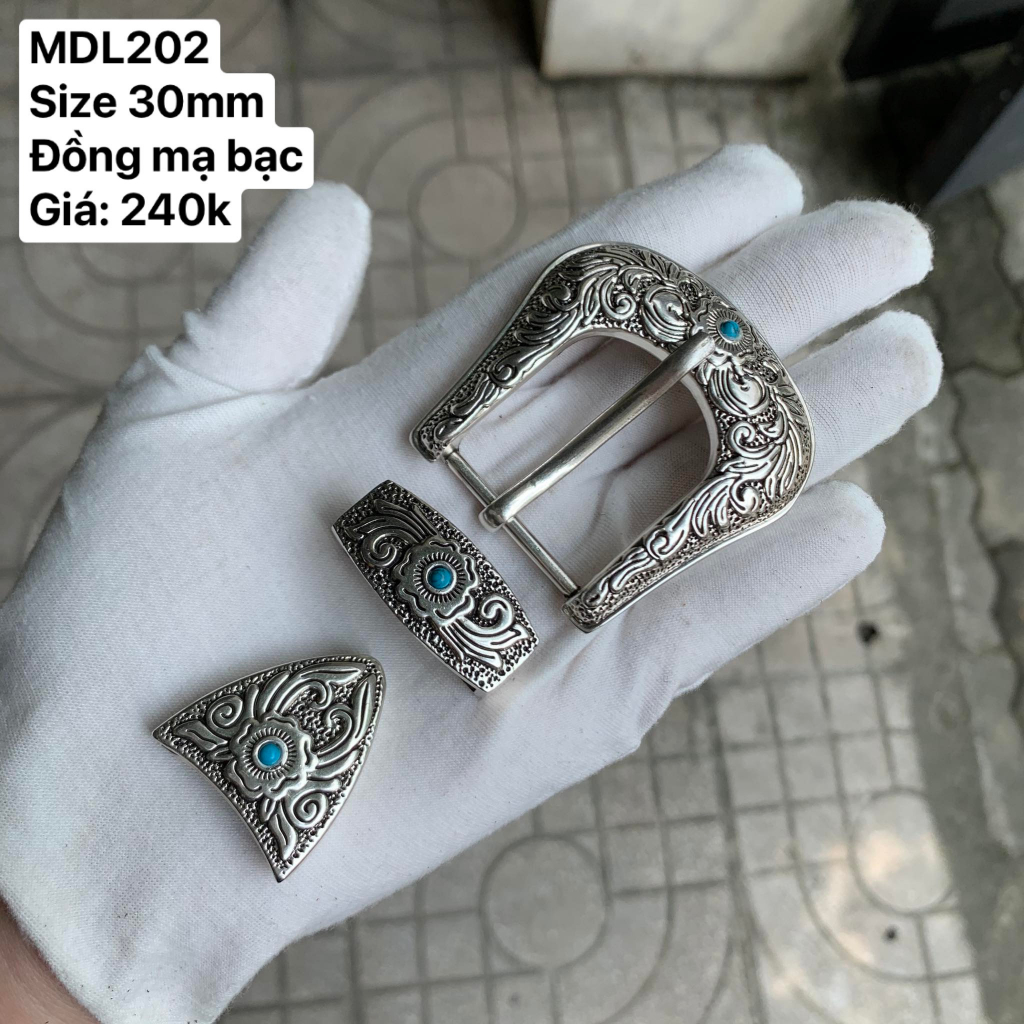Mặt dây lưng Nam Nữ size 30mm, mặt dây lưng vintage, mặt dây lưng 3 chi tết