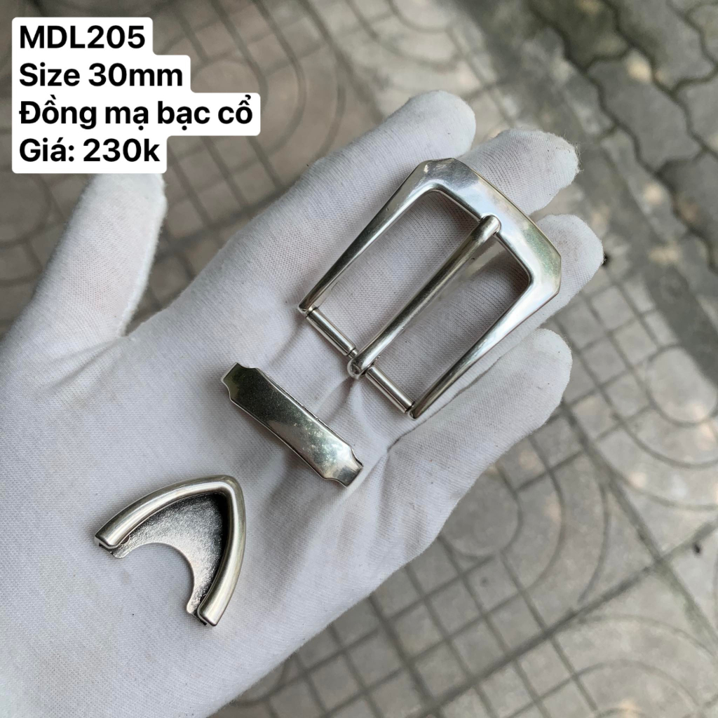 Mặt dây lưng Nam Nữ size 30mm, mặt dây lưng vintage, mặt dây lưng 3 chi tết