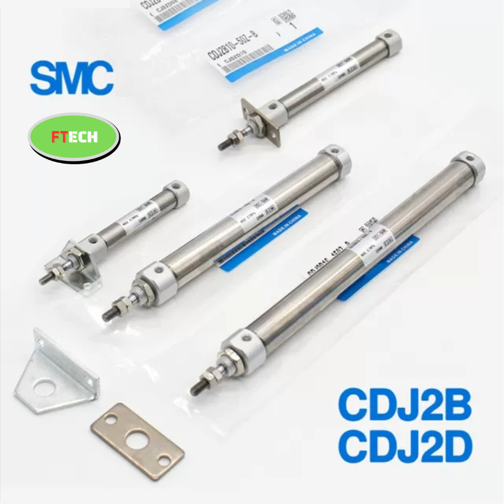 Xy Lanh Khí Nén Tròn Mini CDJ2D10-20Z/25Z/30Z/40Z/50Z-B