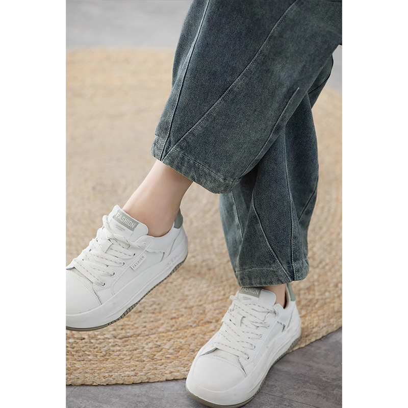 Quần baggy denim KAMAKA lưng thun ống rộng gấu túm - NU9084